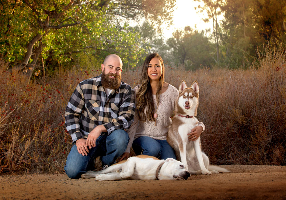 family and pets portrait